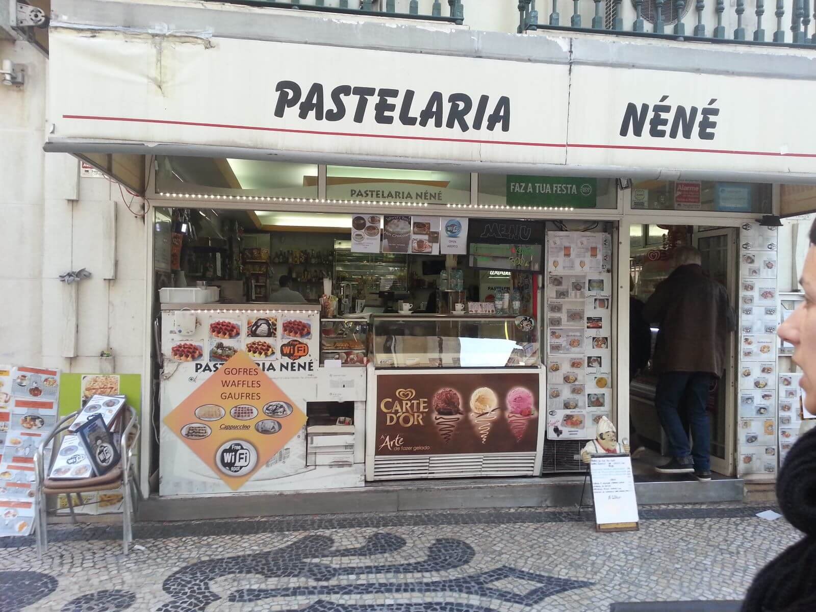 Pastelaria NéNé antes da remodelação gráfica