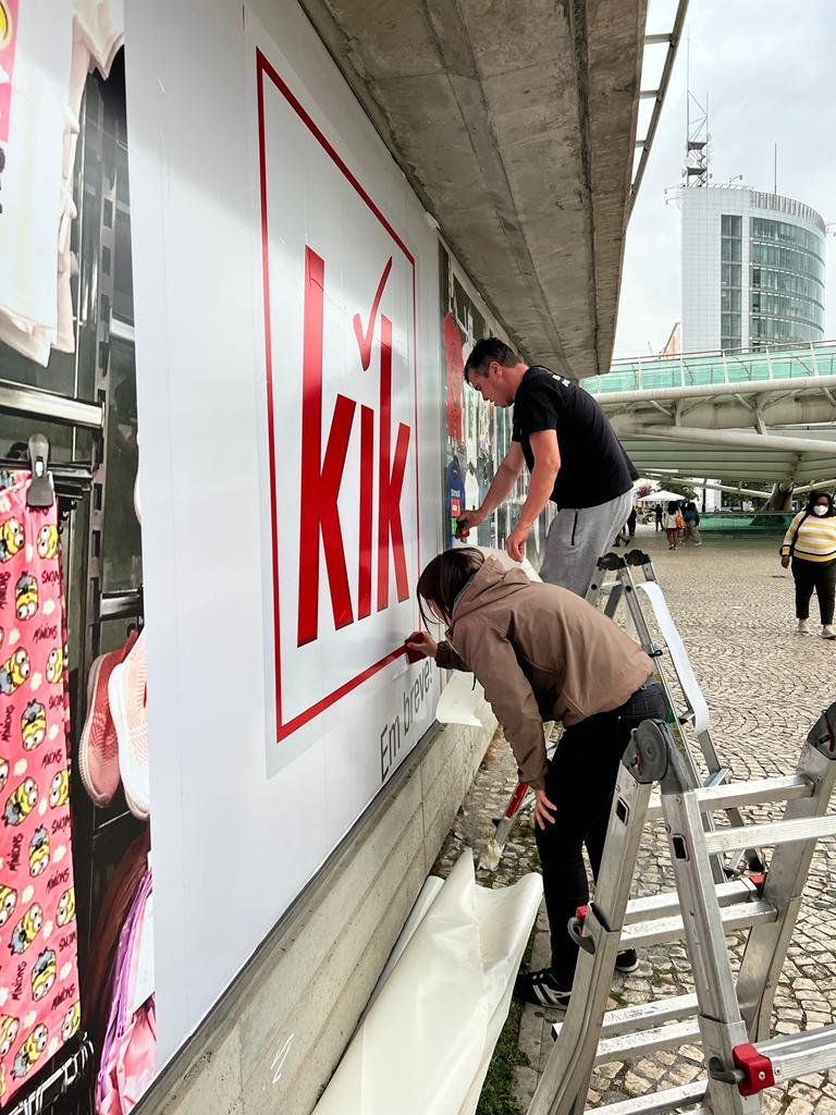 Decoração de montras - KIK