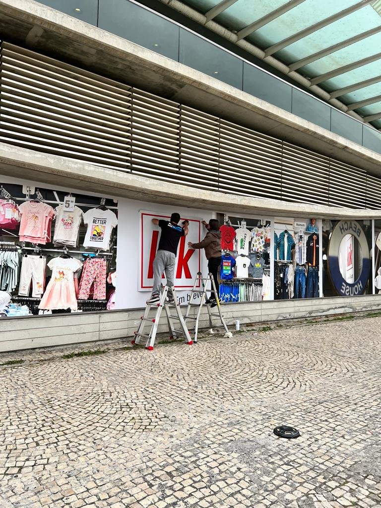 Decoração de montras - KIK